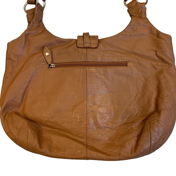 Barr + Barr New York Tan Leather Shoulder Bag - Picture 7 of 16